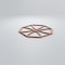 Ekena Millwork Small Haswell Decorative Fretwork Wood Wall Panels, Cherry, 11 3/8"W x 11 3/8"H x 3/8"T WALW12X12X0375HWLCH - alternate 4